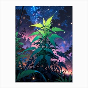 Night In The Forest Canvas Print