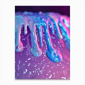 Dripping Liquid Canvas Print