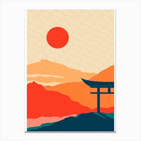 Asian Landscape Canvas Print