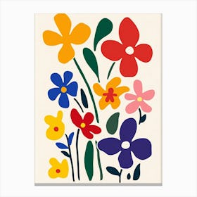 Flowers By Person 5 Canvas Print