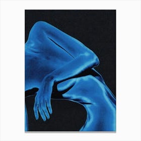 Blue Woman Canvas Print