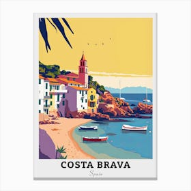 Costa Brava Travel Canvas Print