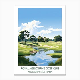 Royal Melbourne Golf Club (West Course)   Melbourne Australia 3 Canvas Print