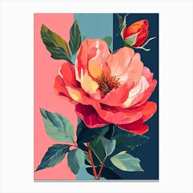 Roses On The Wall Canvas Print