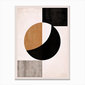 Regensburg Rhythm, Geometric Bauhaus Canvas Print