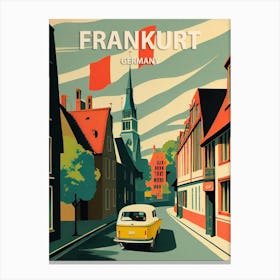 Frankurt Retro Canvas Print