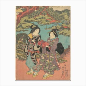 Print By Utagawa Kunisada 2 Canvas Print