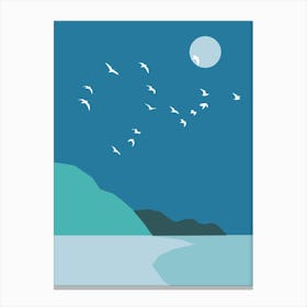 Night Flock Canvas Print