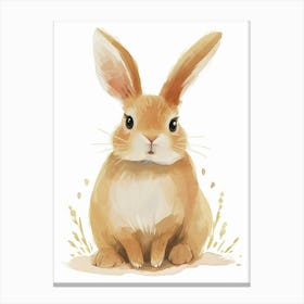 Dutch Rabbit Kids Illustration 1 Canvas Print