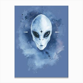 Alien Head 4 Canvas Print