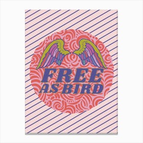 Free As Bird Canvas Print