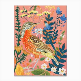 Spring Birds Roadrunner 1 Canvas Print