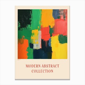 Modern Abstract Collection Poster 71 Canvas Print