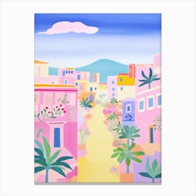 Gaeta, Italy Colourful View 3 Canvas Print