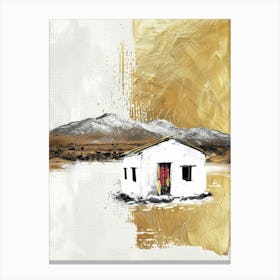 House In The Mountains Canvas Print Canvas Print