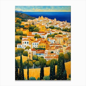 Malaga landscape Canvas Print