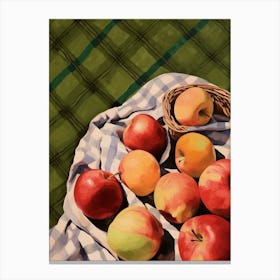 Autumn Apples Still Life 1 Canvas Print