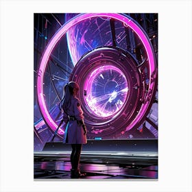 Futuristic Art 2 Canvas Print