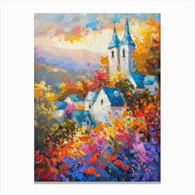 Church In The Countryside Canvas Print