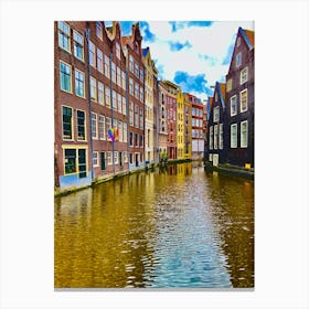 Amsterdam Canals 1 Canvas Print