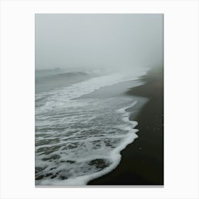 Fog On The Beach Canvas Print