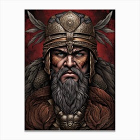 King Of The Vikings 1 Canvas Print