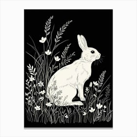 Rabbit In The Meadow 1 Canvas Print