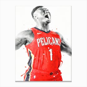 Zion Williamson New Orleans Pelicans Canvas Print