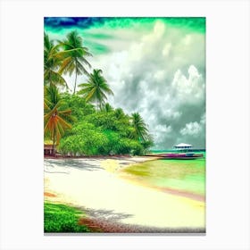 Phu Quoc Island Vietnam Soft Colours Tropical Destination Canvas Print