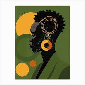 Portrait Of African Woman 66 Canvas Print