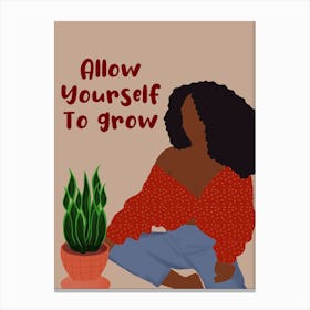 Allow Growth Canvas Print