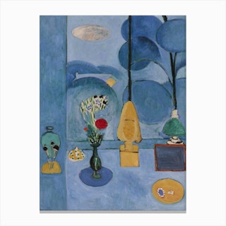 The Blue Window, Henri Matisse Canvas Print