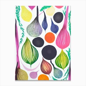 Turnip Marker vegetable Canvas Print