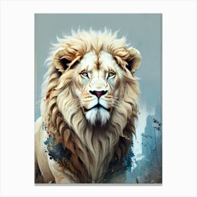 Lion Of The Forest 1 Canvas Print