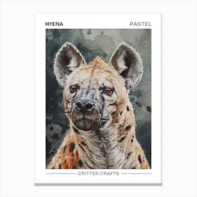 Hyena Pastel Watercolour 1 Poster Lienzo