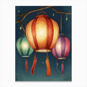 Chinese Lanterns 11 Canvas Print