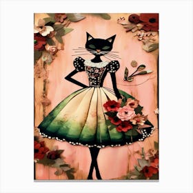 Dress Up Cat 2 Canvas Print