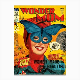 Wonder Mom Canvas Print