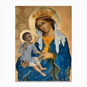 Virgin Mary Canvas Print