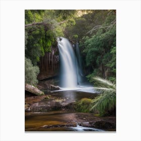 Millstream Falls, Australia Realistic Photograph (2) Canvas Print