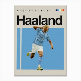 Erling Haaland Canvas Print