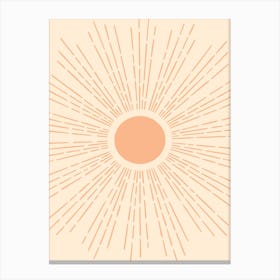 Sun Canvas Print