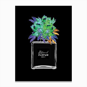 Botanical Parfum Invert Canvas Print