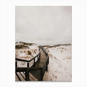 Walkway To Beach Canvas Print