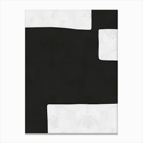 Modern art in black 2 Canvas Print