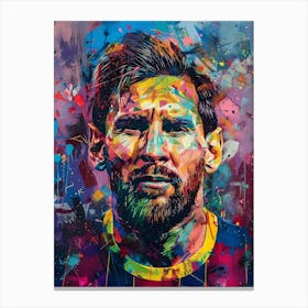 Lionel Messi Canvas Print