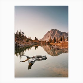 Calm Mountain Lake Canvas Print