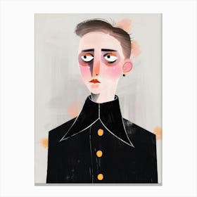 Portrait Of A Young Man 24 Canvas Print