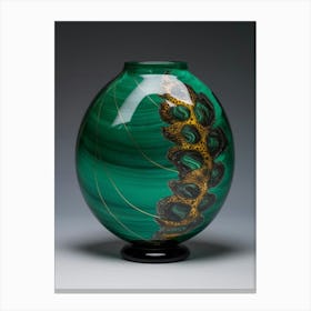 Emerald Vase Canvas Print