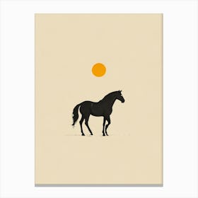 Sunset Horse 1 Canvas Print